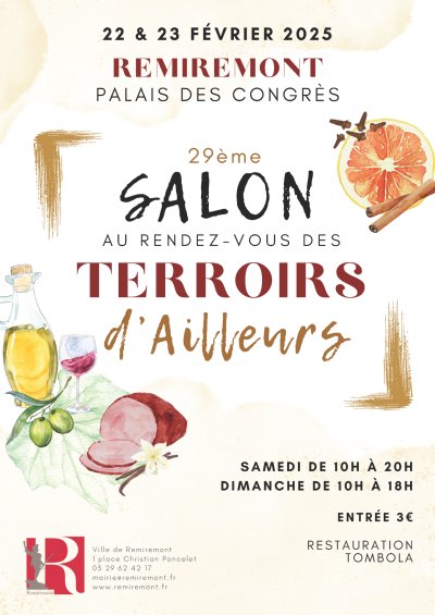 Ville De Remiremont Uncategorized AFFICHE SALON TERROIRS V